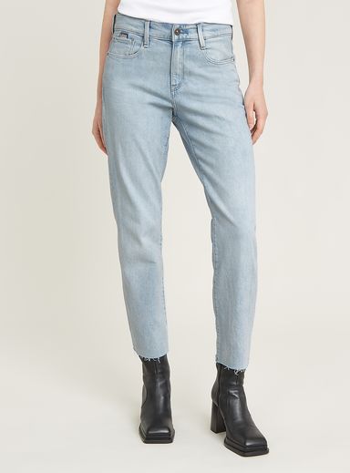 Strace Straight Cropped Jeans